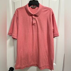 Gold Label Roundtree & Yorke Coral Polo Shirt -Size XL